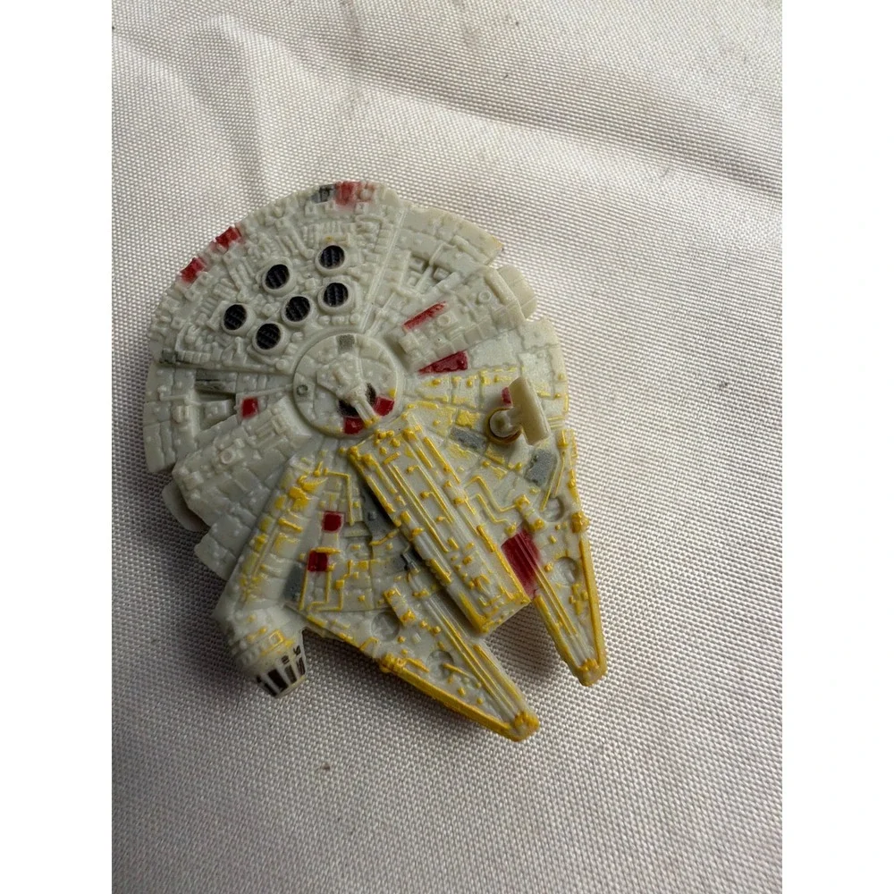 Star Wars Millennium Falcon and Slave I Miniature Starship Vehicle Lot CGW54